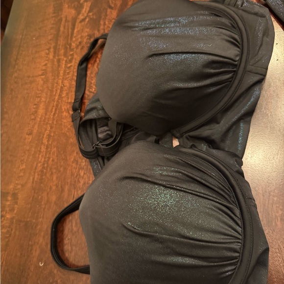 Cacique Black Shimmer Swimwear - Picture 8 of 9